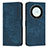 Leather Case Stands Flip Cover Holder H01X for Huawei Honor Magic5 Lite 5G Blue