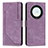 Leather Case Stands Flip Cover Holder H01X for Huawei Honor Magic5 Lite 5G Purple