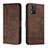 Leather Case Stands Flip Cover Holder H01X for Motorola Moto E13