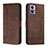 Leather Case Stands Flip Cover Holder H01X for Motorola Moto Edge 30 Lite 5G