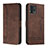 Leather Case Stands Flip Cover Holder H01X for Motorola Moto G72