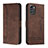 Leather Case Stands Flip Cover Holder H01X for Nokia G60 5G