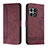 Leather Case Stands Flip Cover Holder H01X for OnePlus 10 Pro 5G Red