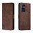 Leather Case Stands Flip Cover Holder H01X for OnePlus 9 Pro 5G