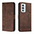 Leather Case Stands Flip Cover Holder H01X for OnePlus 9RT 5G