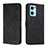 Leather Case Stands Flip Cover Holder H01X for OnePlus Nord CE 2 5G Black