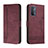 Leather Case Stands Flip Cover Holder H01X for Oppo A74 4G