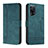 Leather Case Stands Flip Cover Holder H01X for Oppo Find X5 Pro 5G Green