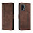 Leather Case Stands Flip Cover Holder H01X for Oppo Reno5 F