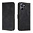 Leather Case Stands Flip Cover Holder H01X for Realme 10 Pro 5G Black