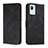 Leather Case Stands Flip Cover Holder H01X for Realme C30 Black