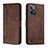 Leather Case Stands Flip Cover Holder H01X for Realme C31