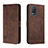 Leather Case Stands Flip Cover Holder H01X for Realme Narzo 30 5G