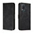 Leather Case Stands Flip Cover Holder H01X for Realme Q3 5G Black