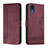 Leather Case Stands Flip Cover Holder H01X for Samsung Galaxy A03 Core