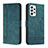 Leather Case Stands Flip Cover Holder H01X for Samsung Galaxy A33 5G Green