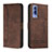 Leather Case Stands Flip Cover Holder H01X for Vivo iQOO U1