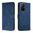 Leather Case Stands Flip Cover Holder H01X for Xiaomi Mi 11T Pro 5G Blue