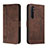 Leather Case Stands Flip Cover Holder H01X for Xiaomi Mi Note 10 Lite