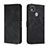 Leather Case Stands Flip Cover Holder H01X for Xiaomi POCO C31 Black