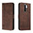 Leather Case Stands Flip Cover Holder H01X for Xiaomi Poco M2