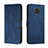 Leather Case Stands Flip Cover Holder H01X for Xiaomi Poco M2 Pro Blue