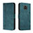 Leather Case Stands Flip Cover Holder H01X for Xiaomi Poco M2 Pro Green