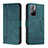 Leather Case Stands Flip Cover Holder H01X for Xiaomi Poco M4 Pro 5G Green
