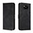 Leather Case Stands Flip Cover Holder H01X for Xiaomi Poco X3 Black