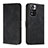 Leather Case Stands Flip Cover Holder H01X for Xiaomi Poco X4 NFC Black