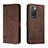 Leather Case Stands Flip Cover Holder H01X for Xiaomi Redmi 10 (2022)