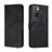 Leather Case Stands Flip Cover Holder H01X for Xiaomi Redmi 10 (2022) Black