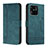 Leather Case Stands Flip Cover Holder H01X for Xiaomi Redmi 10 Power Green