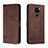 Leather Case Stands Flip Cover Holder H01X for Xiaomi Redmi 10X 4G