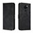 Leather Case Stands Flip Cover Holder H01X for Xiaomi Redmi 10X 4G Black