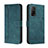 Leather Case Stands Flip Cover Holder H01X for Xiaomi Redmi K30S 5G Green