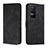 Leather Case Stands Flip Cover Holder H01X for Xiaomi Redmi K40S 5G Black