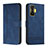 Leather Case Stands Flip Cover Holder H01X for Xiaomi Redmi K50 Gaming AMG F1 5G Blue