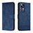 Leather Case Stands Flip Cover Holder H01X for Xiaomi Redmi K50 Ultra 5G Blue