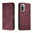 Leather Case Stands Flip Cover Holder H01X for Xiaomi Redmi Note 10 Pro 4G