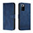 Leather Case Stands Flip Cover Holder H01X for Xiaomi Redmi Note 10 Pro 5G Blue