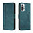 Leather Case Stands Flip Cover Holder H01X for Xiaomi Redmi Note 10 Pro Max Green