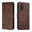 Leather Case Stands Flip Cover Holder H01X for Xiaomi Redmi Note 11 4G (2022)