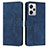 Leather Case Stands Flip Cover Holder H01X for Xiaomi Redmi Note 12 Explorer Blue
