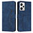 Leather Case Stands Flip Cover Holder H01X for Xiaomi Redmi Note 12 Pro+ Plus 5G Blue