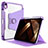 Leather Case Stands Flip Cover Holder H02 for Apple iPad 10.9 (2022) Purple