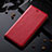 Leather Case Stands Flip Cover Holder H02P for Apple iPhone 6 Plus Red