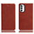 Leather Case Stands Flip Cover Holder H02P for Motorola MOTO G52