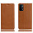 Leather Case Stands Flip Cover Holder H02P for OnePlus Nord N200 5G