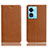 Leather Case Stands Flip Cover Holder H02P for Oppo A1 5G